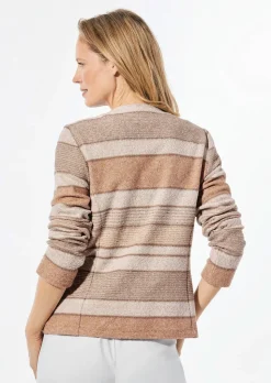 Jacke in Bouclé-Optik