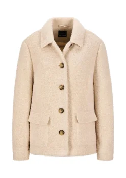 Jacke in flauschiger Qualität mit Lurex