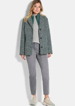 Jacke in 2-in-1-Optik mit Steppeinsatz