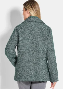 Jacke in 2-in-1-Optik mit Steppeinsatz