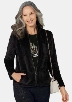 Jacke in Jersey-Qualität
