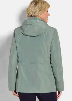 Jacke mit abnehmbarer Kapuze