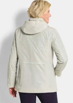 Jacke mit abnehmbarer Kapuze