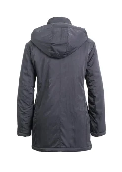 Jacke mit Kapuze in dezenter Crashstruktur