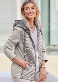 Jacke mit Stehkragen