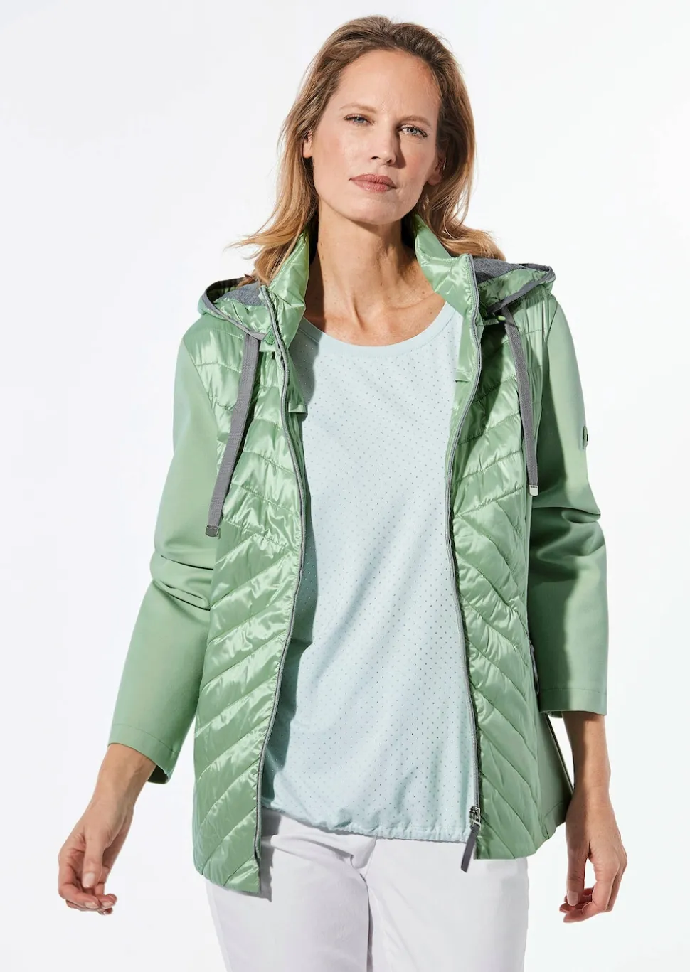 Jacke mit Stehkragen