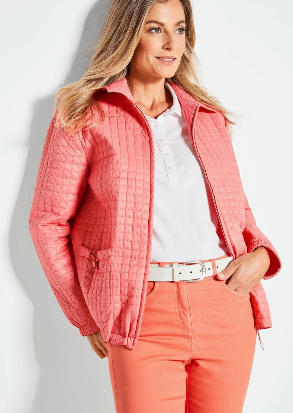 Jacke mit Waffelstepp
