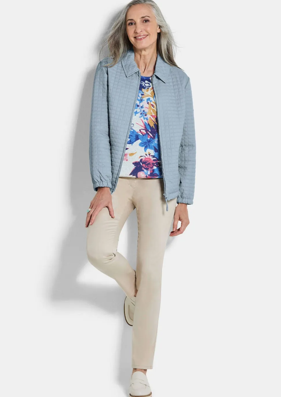 Jacke mit Waffelstepp