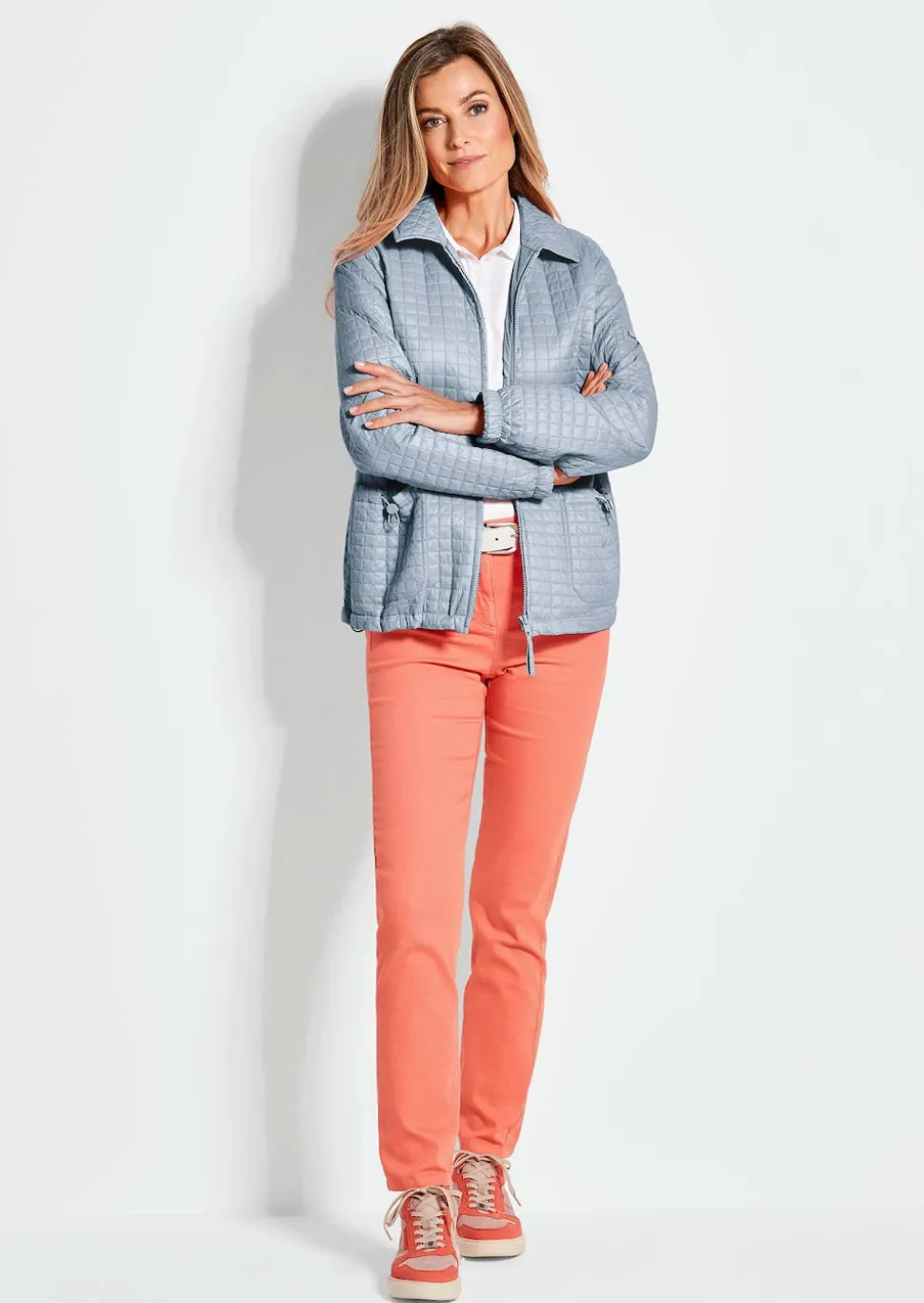 Jacke mit Waffelstepp