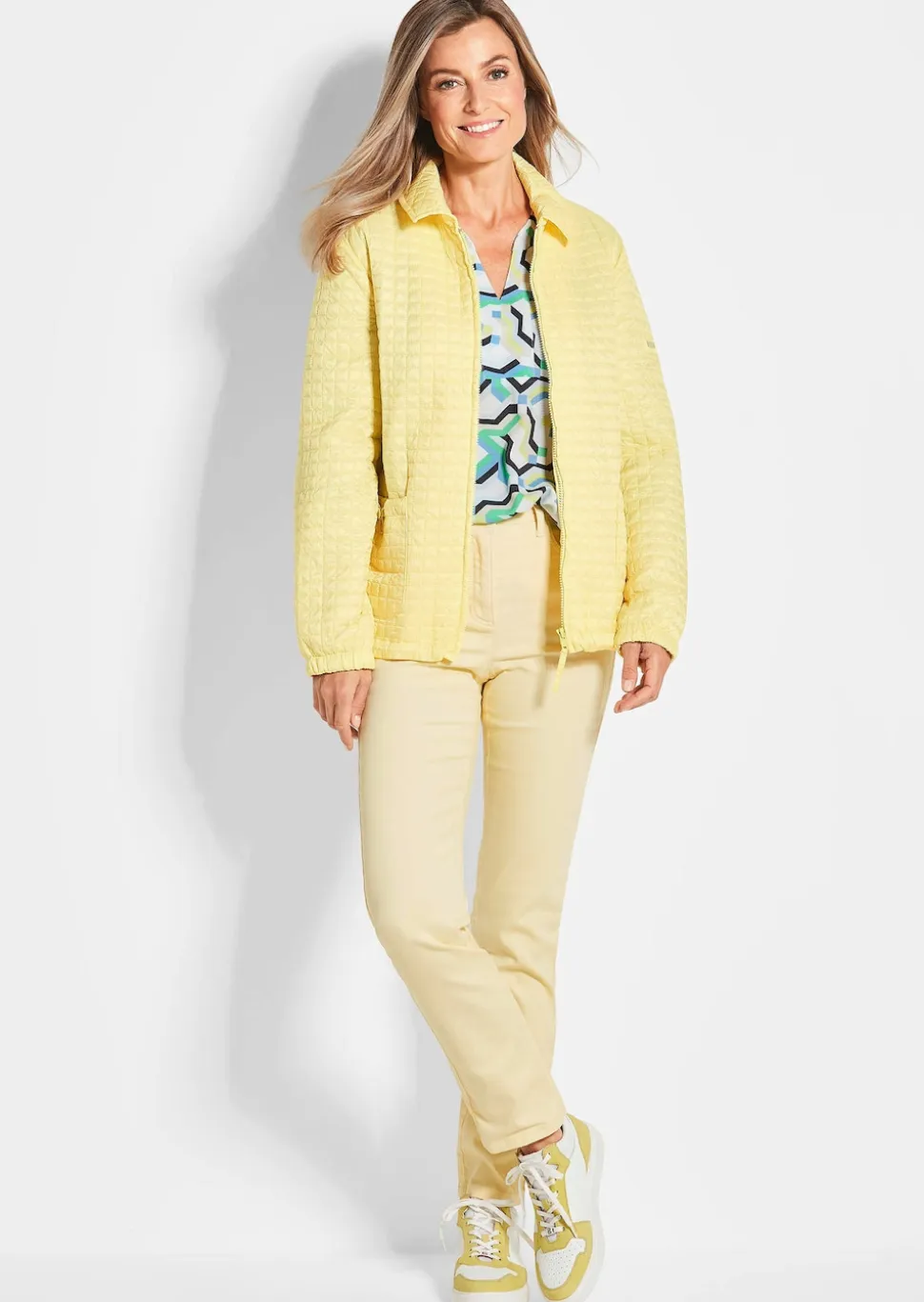 Jacke mit Waffelstepp