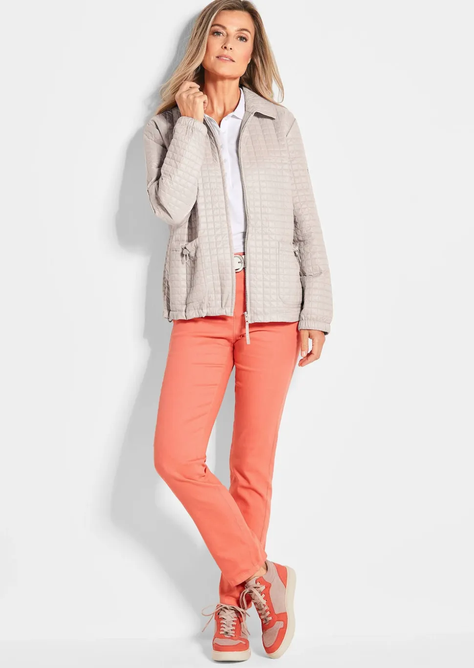 Jacke mit Waffelstepp
