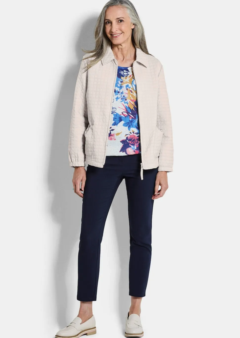 Jacke mit Waffelstepp