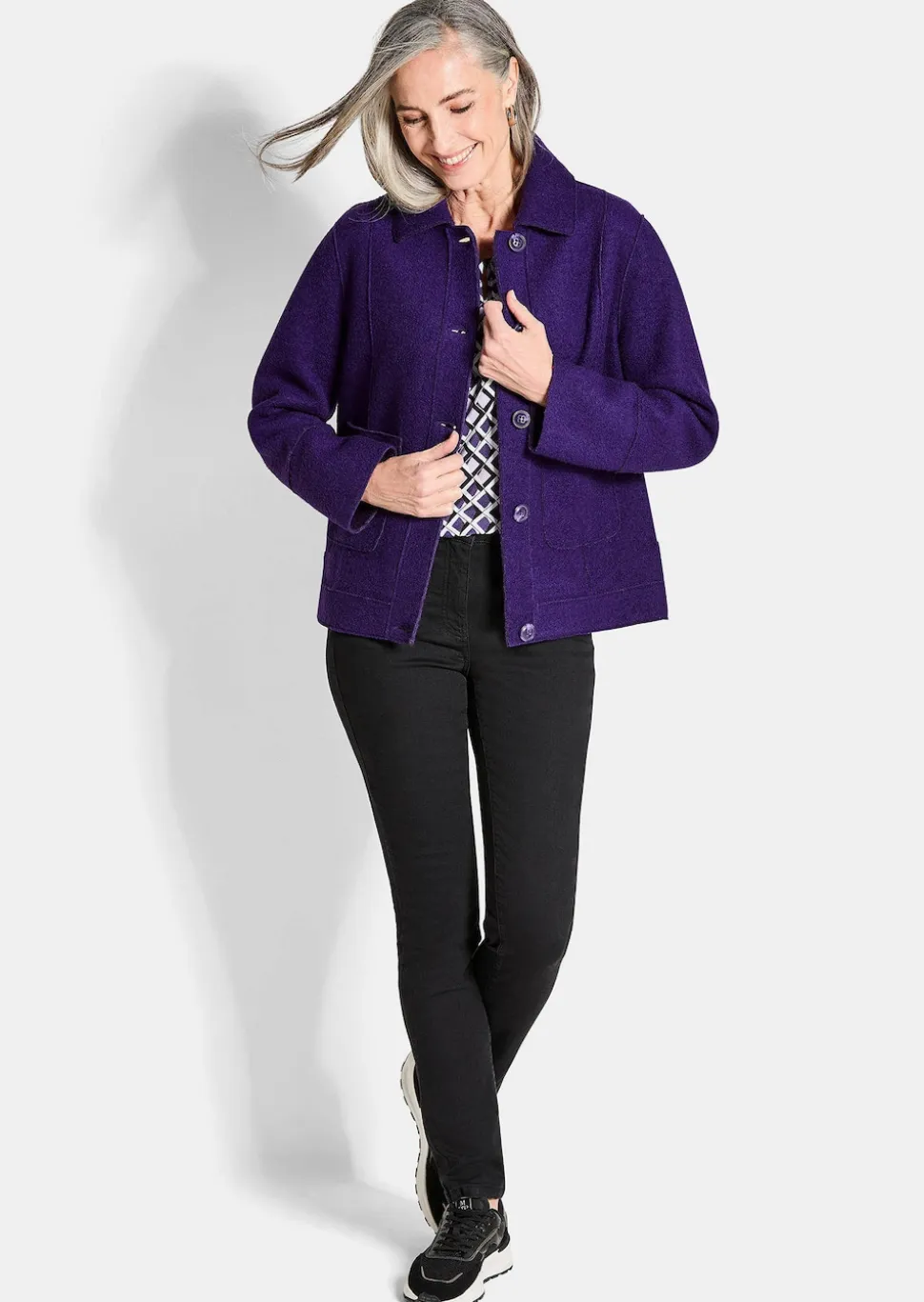 Jacke mit wärmender Wolle
