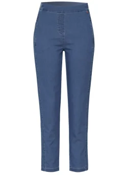 7/8-Jeans aus leichtem Soft-Denim