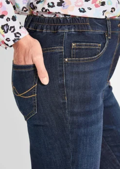 7/8-Jeans BELLA mit Strasssteinen