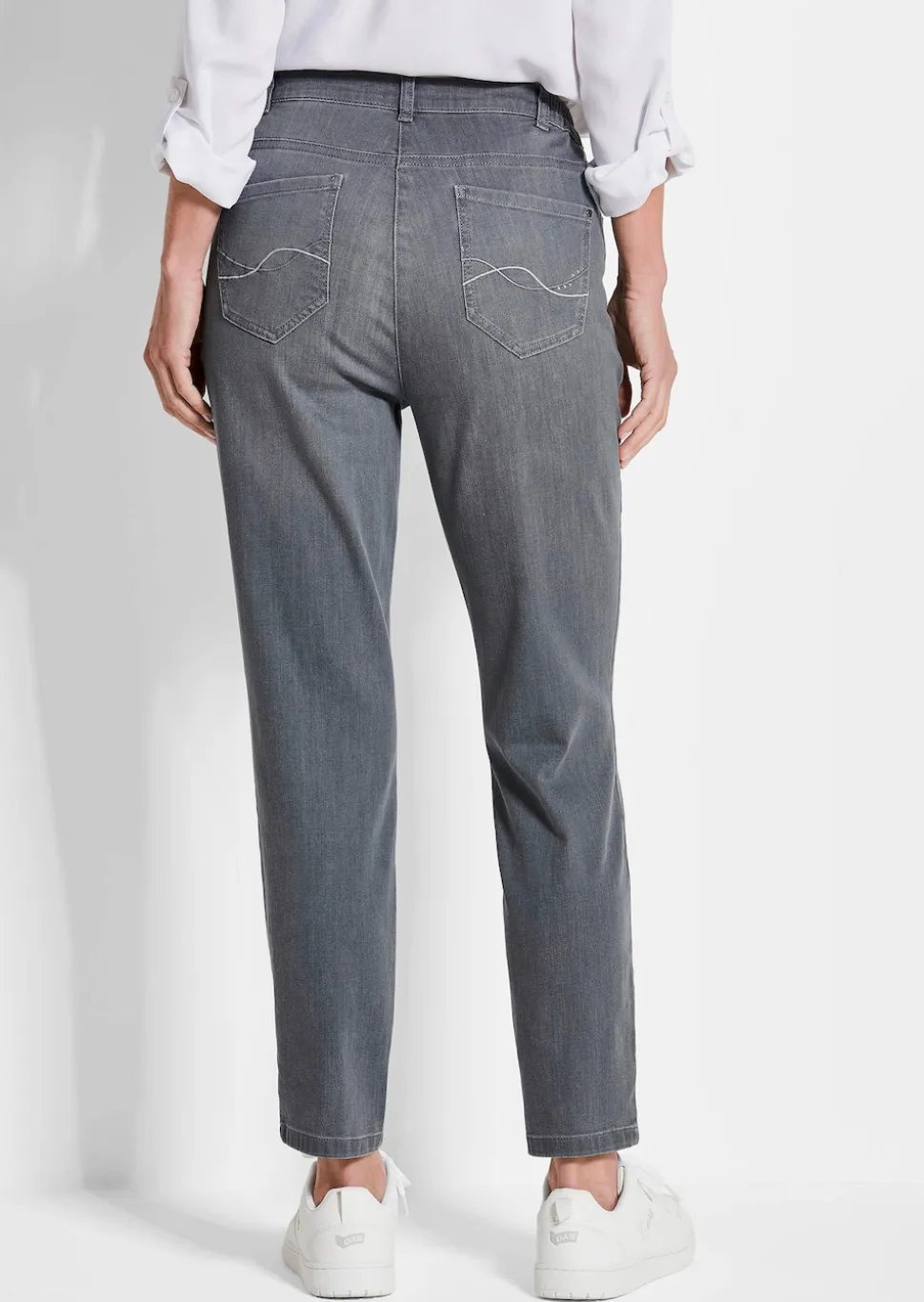 7/8-Jeans BELLA mit Strasssteinen