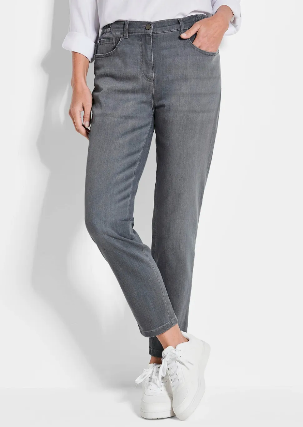7/8-Jeans BELLA mit Strasssteinen