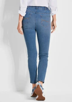 7/8-Jeans BELLA mit Strasssteinen