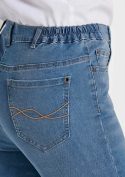 7/8-Jeans BELLA mit Strasssteinen