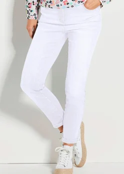 7/8-Jeans BELLA mit Strasssteinen