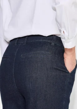 Jeans-Culotte VERA mit Bügelfalten
