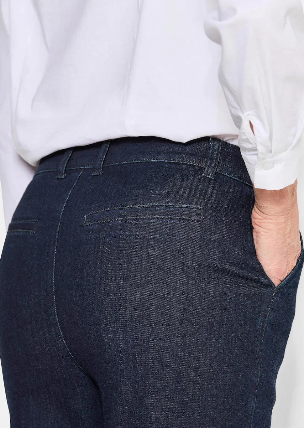 Jeans-Culotte VERA mit Bügelfalten