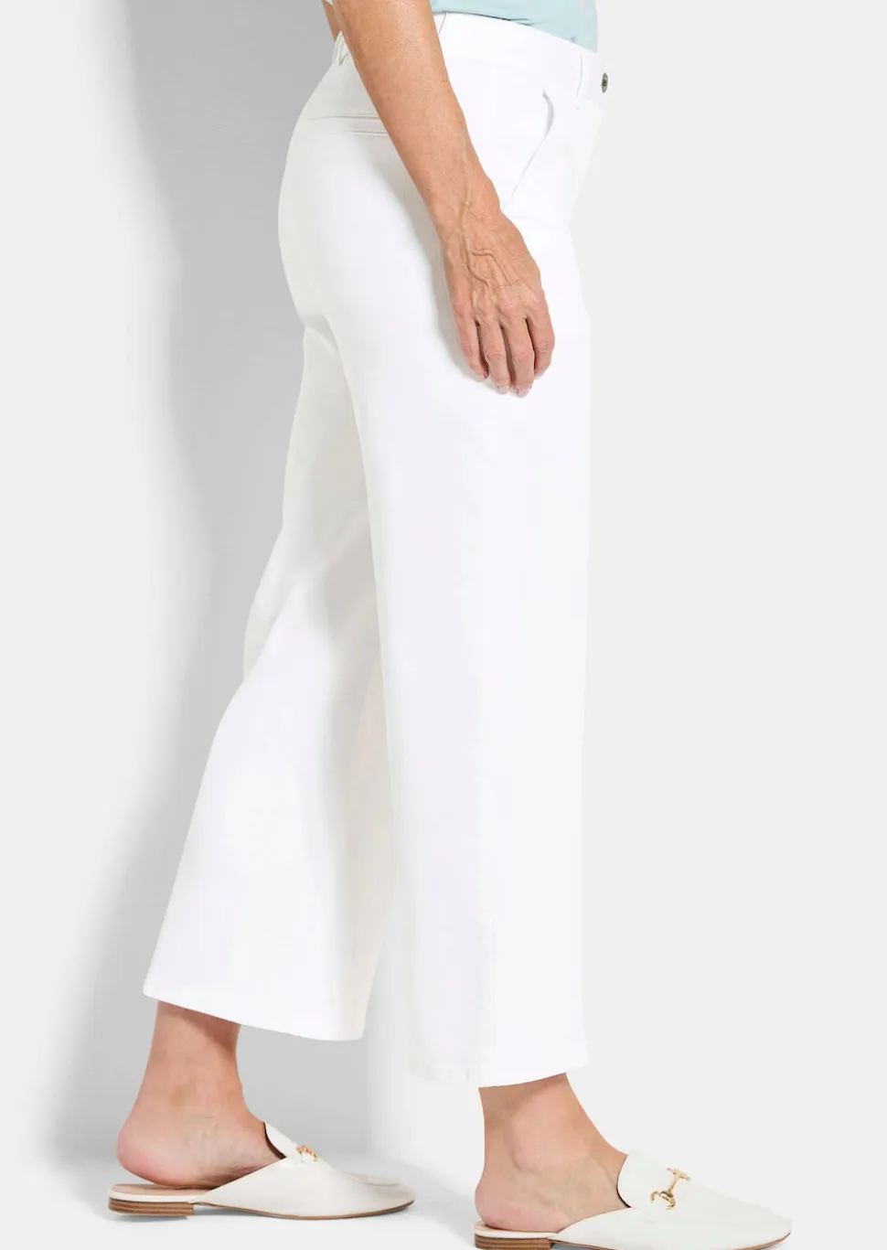 Jeans-Culotte VERA mit Bügelfalten
