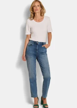 Jeanshose CARLA in geradem Schnitt