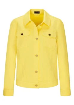 Jeansjacke in taillierter Form