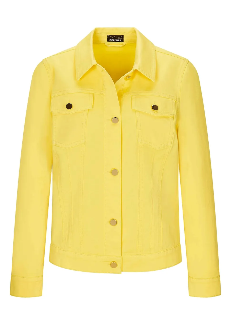 Jeansjacke in taillierter Form