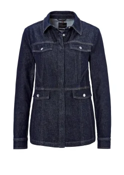 Jeansjacke mit sportlichen Details