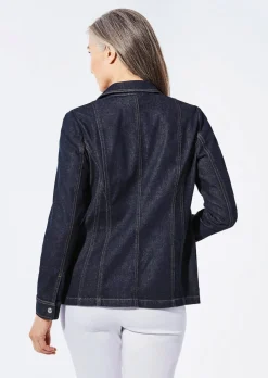 Jeansjacke mit sportlichen Details