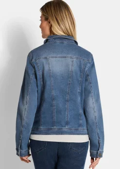 Jeansjacke mit Ziersteinchen