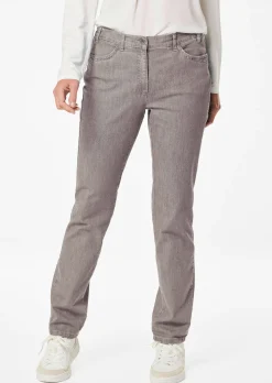 Jeans LOUISA mit Stickerei