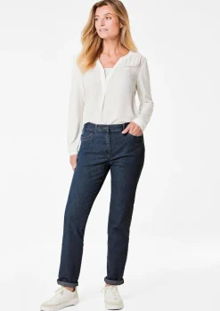 Jeans LOUISA mit Stickerei