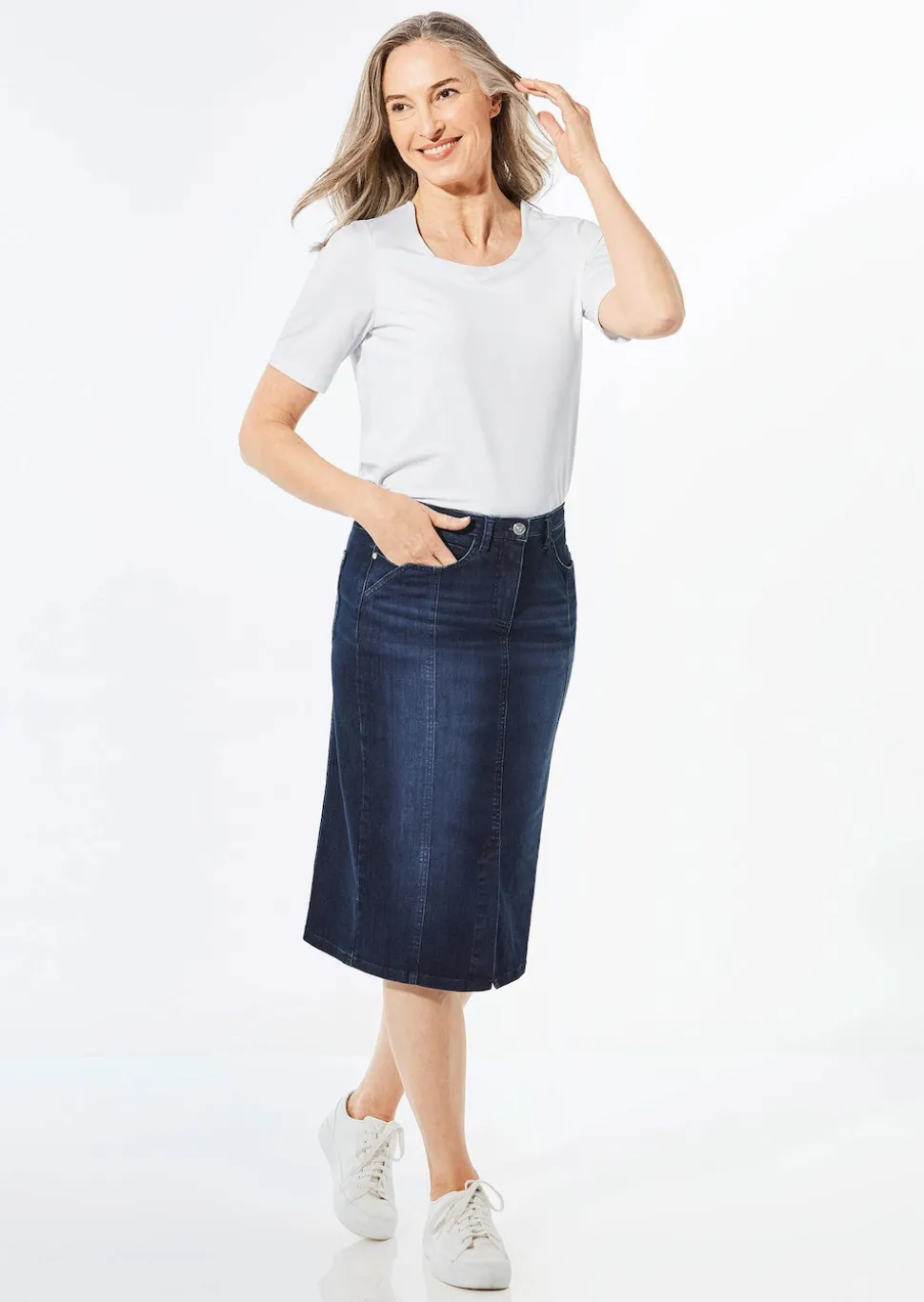 Jeansrock im 5-Pocket-Stil