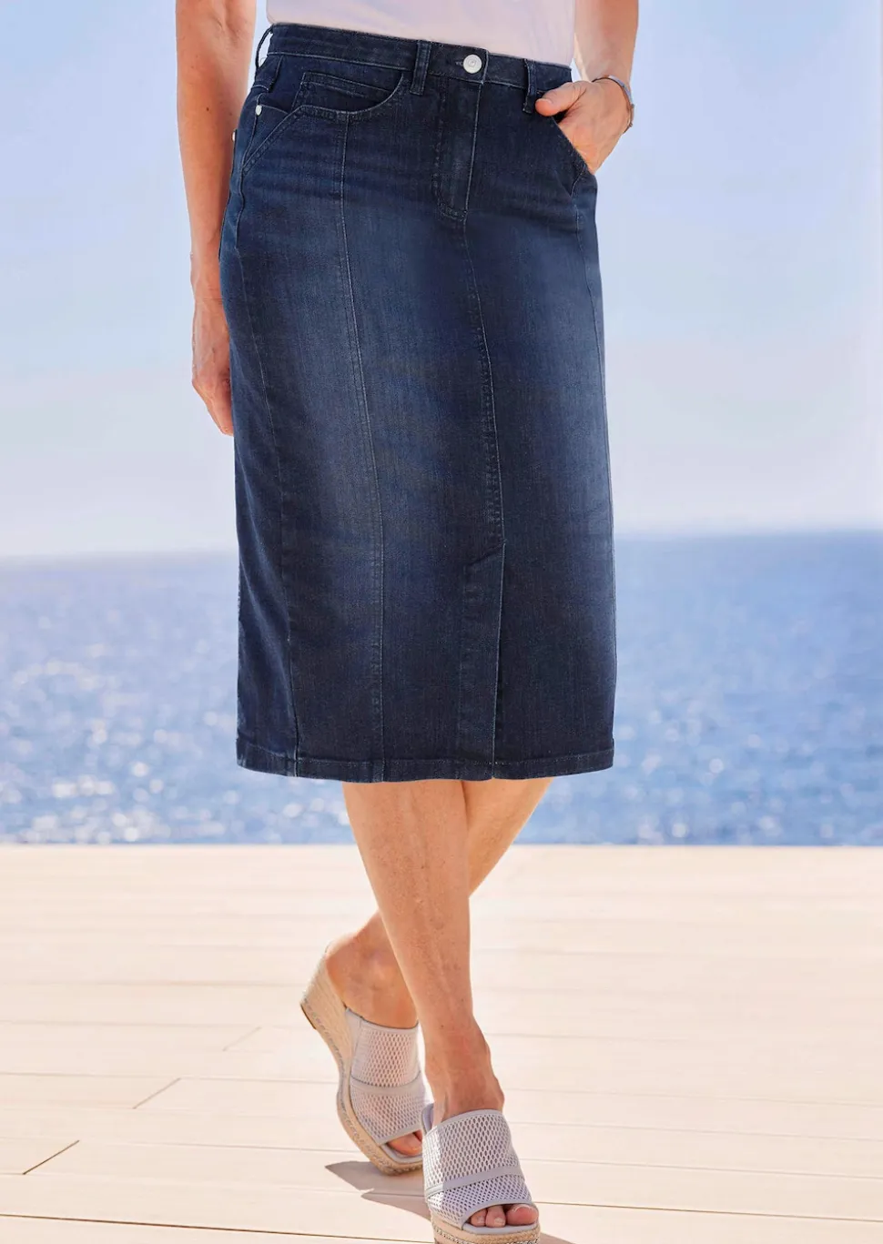 Jeansrock im 5-Pocket-Stil