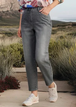 Jeans SARA mit Glitzersteinchen