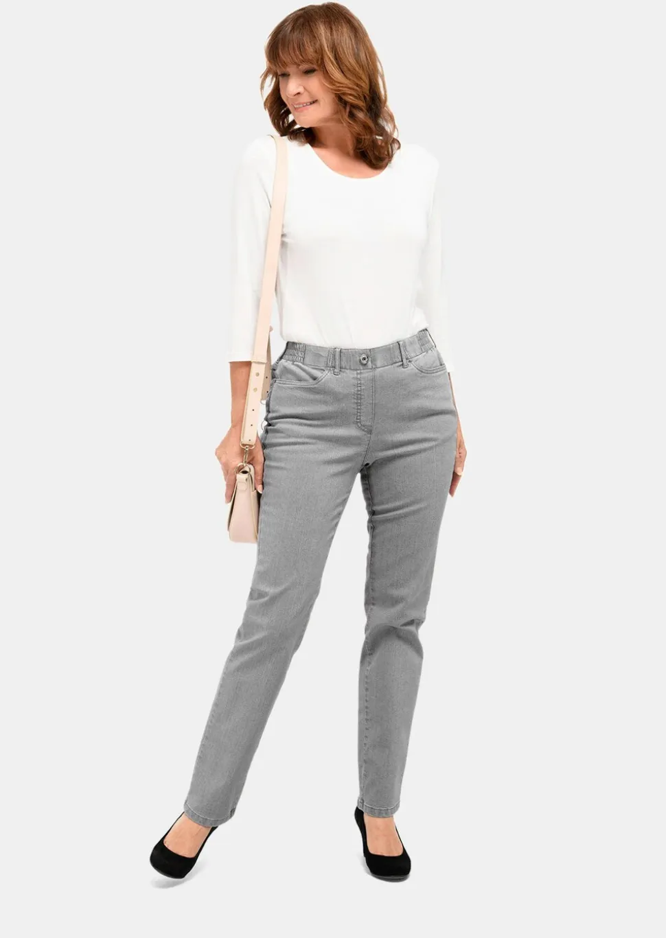 Jeansschlupfhose