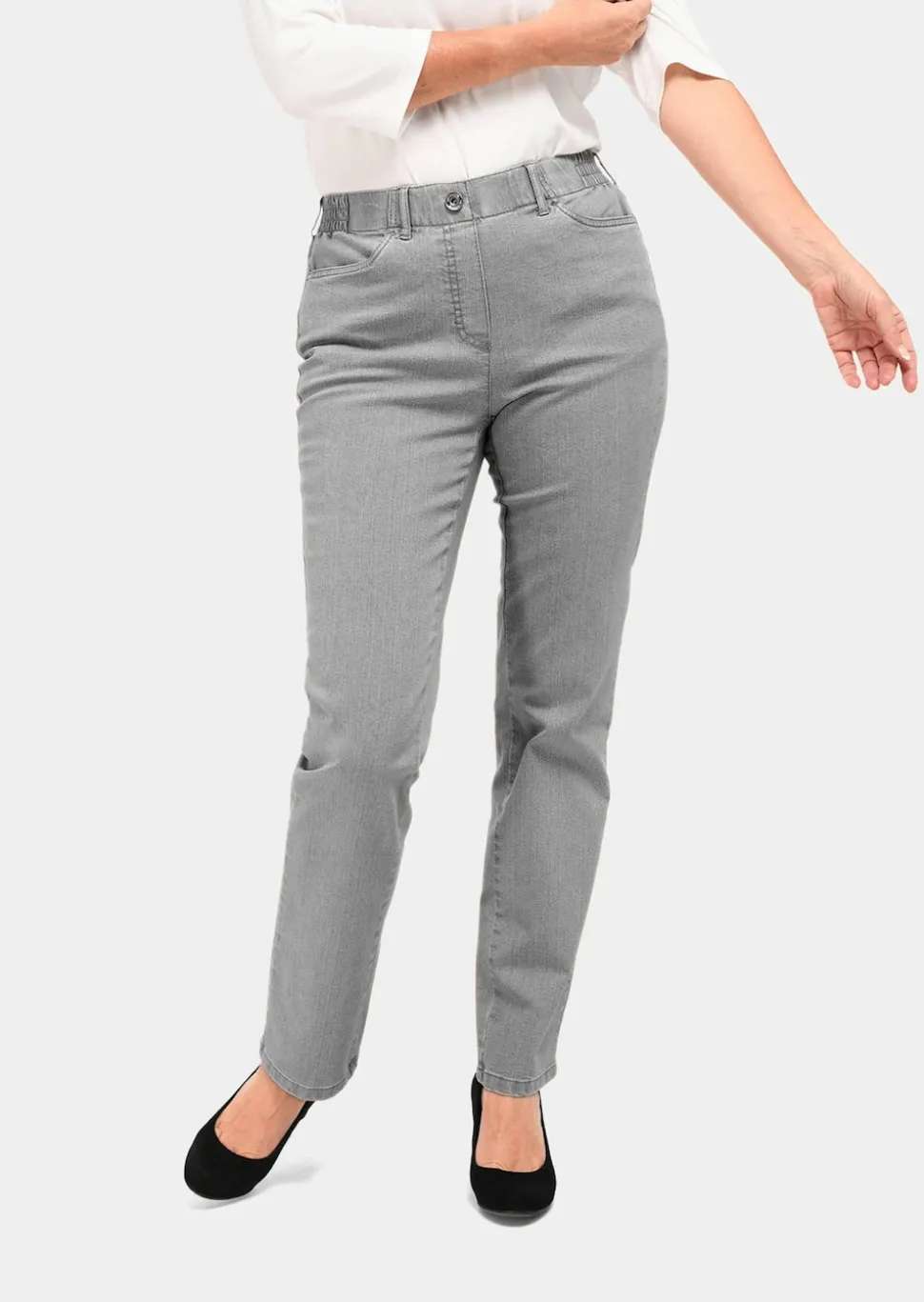 Jeansschlupfhose