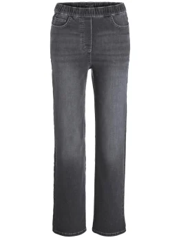 Jeansschlupfhose VERA mit weitem Bein