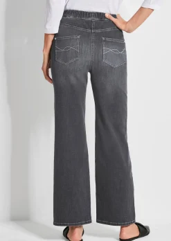 Jeansschlupfhose VERA mit weitem Bein