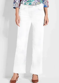 Jeansschlupfhose VERA mit weitem Bein