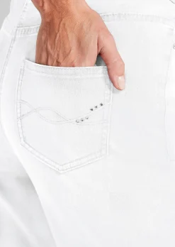 Jeansschlupfhose VERA mit weitem Bein