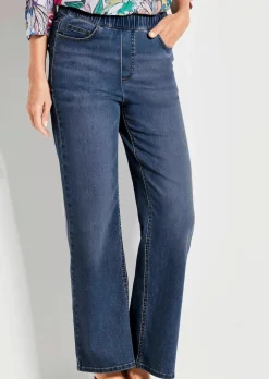 Jeansschlupfhose VERA mit weitem Bein