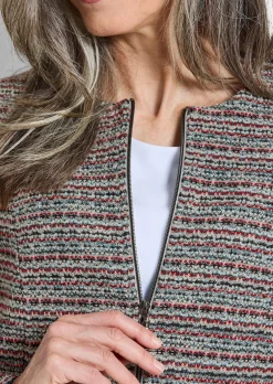Jersey-Blazer in Bouclé-Optik