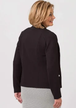 Jerseyblazer mit Reißverschluss