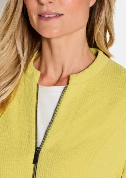 Jersey-Blazer mit Reißverschluss