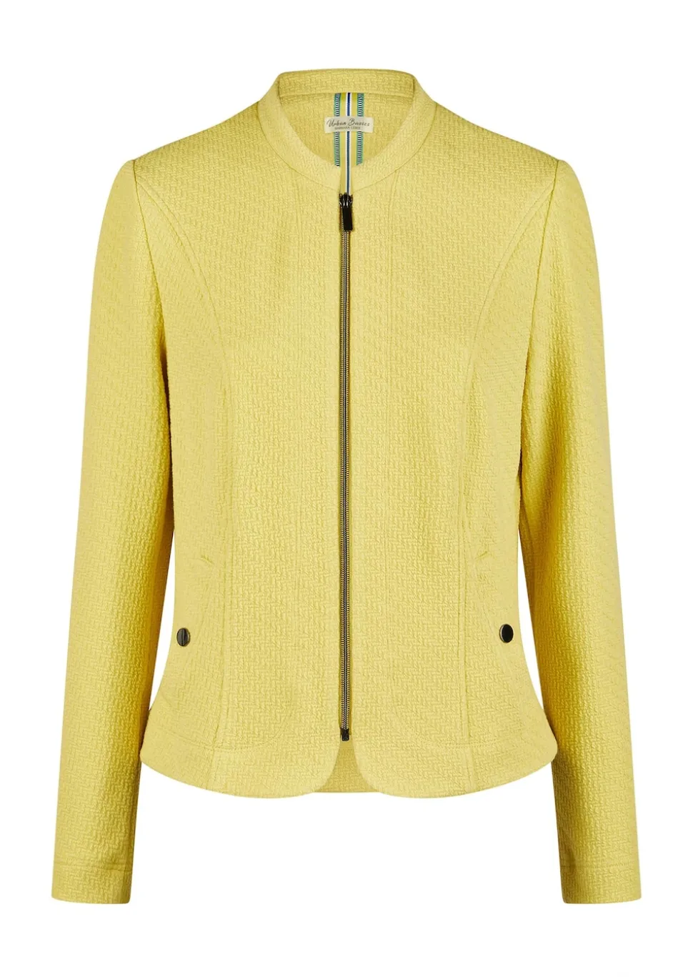 Jersey-Blazer mit Reißverschluss
