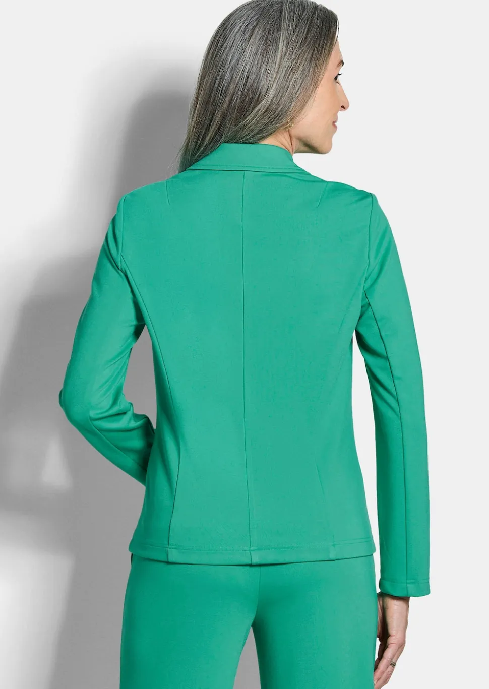 Jersey-Blazer mit Reverskragen